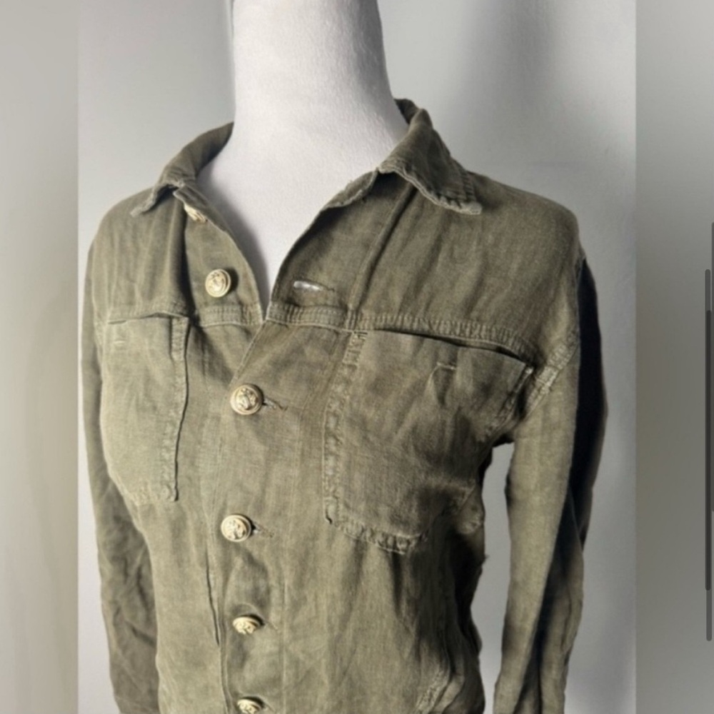 L'AGENCE Olive Button Down Shirt - Picture 4 of 9
